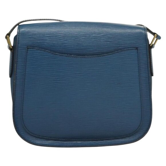 LOUIS VUITTON Epi Saint Cloud GM Shoulder Bag Toledo Blue - Picture 3 of 16